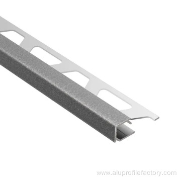 Decorative aluminum profiles for ceramic tile floors